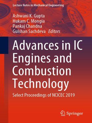 cover image of Advances in IC Engines and Combustion Technology